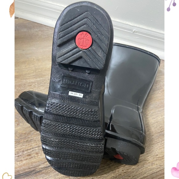 HUNTER - Women's Original Short Gloss Rain Boots - Size:8 - Picture 3 of 4